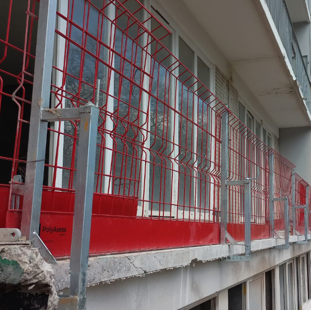 Panneau garde-corps grillagé 2,5m