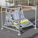 Rack de rangement barrière anti-bélier