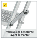 Escalier-passerelle Polyaxess® 12 marches