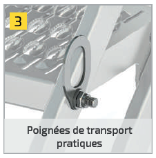 Escalier-passerelle Polyaxess® 12 marches