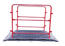 [01-PFU-5+6] Passerelle piétons thermoplastique 1700 x  1000 mm avec barrières amovibles