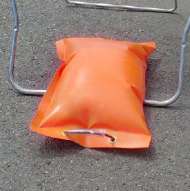 Sac de lestage PVC avec poignée - rempli de sable 14 kg