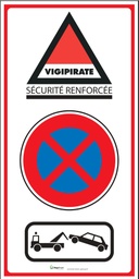 [01-SDC-7#DEP2] Panneau Vigipirate anti-stationnement