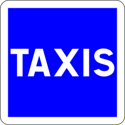 Panneau permanent Station de taxis - C5
