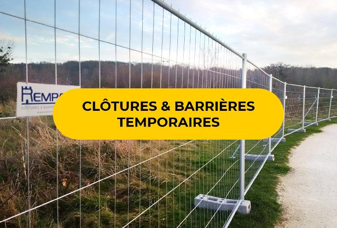 Clôture de chantier et barrière temporaire - Rempart