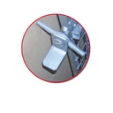 Baie d'ascenseur coulissante galvanisée