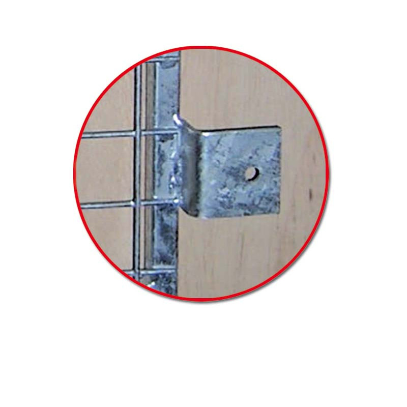 Baie d'ascenseur coulissante galvanisée