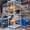 Rack de rangement pour panneaux de chantier