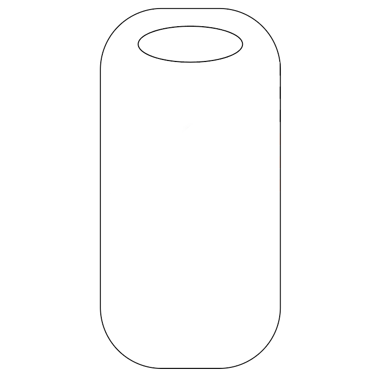 Borne de communication simple face