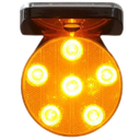 Lampe de chantier solaire LED avec base magnétique
