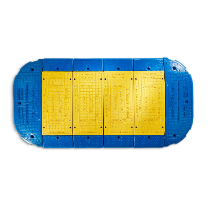 Elément d'extrémité pour plaque de passage véhicules lourds [1500 x 500 mm]