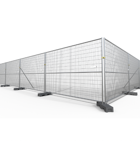 Clôture grillagée haute sécurité qualité Rempart® 3,5 x 2,45 m