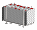 Rack de transport et stockage pour barrières PEHD BEP-01