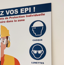 Panneau port des EPI miroir ProtectSiteⓇ