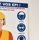 Panneau port des EPI miroir ProtectSiteⓇ