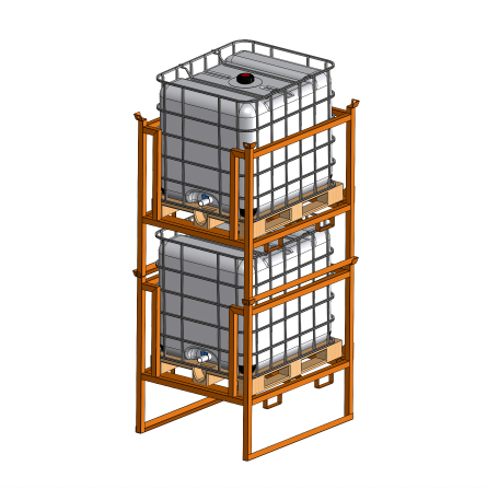 Support IBC pour chantier capacité 1000 kg