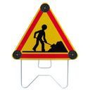 Triangle de chantier lumineux