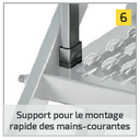 Escalier-passerelle Polyaxess® 3 marches