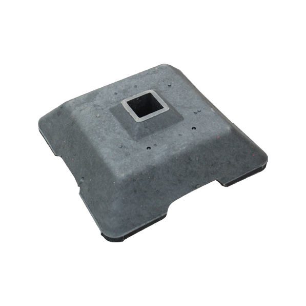 Socle carré PVC - 11 Kg