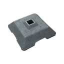 Socle carré PVC - 11 Kg