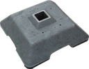 [01-SK1-3] Socle carré PVC - 11 Kg