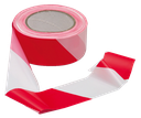 Ruban de balisage rouge et blanc