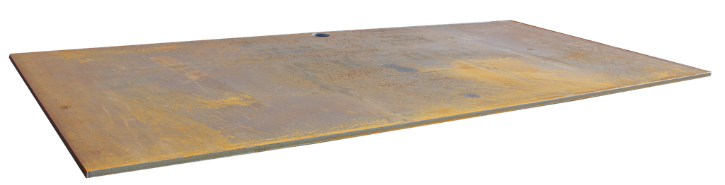 Plaque de passage de tranchée métallique - 3000 x 1500 mm
