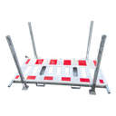 Rack de transport et stockage pour barrières PEHD 02-BEP-01 