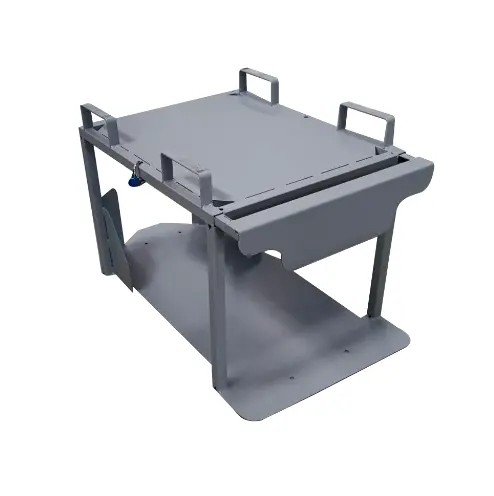 Cage antivol pour feux de chantier 