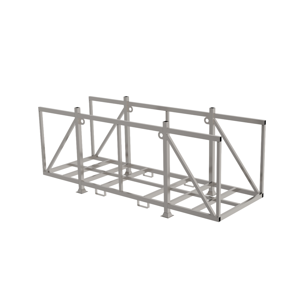 Rack de stockage renforcé grande longueur - 3 mètres - ouvert