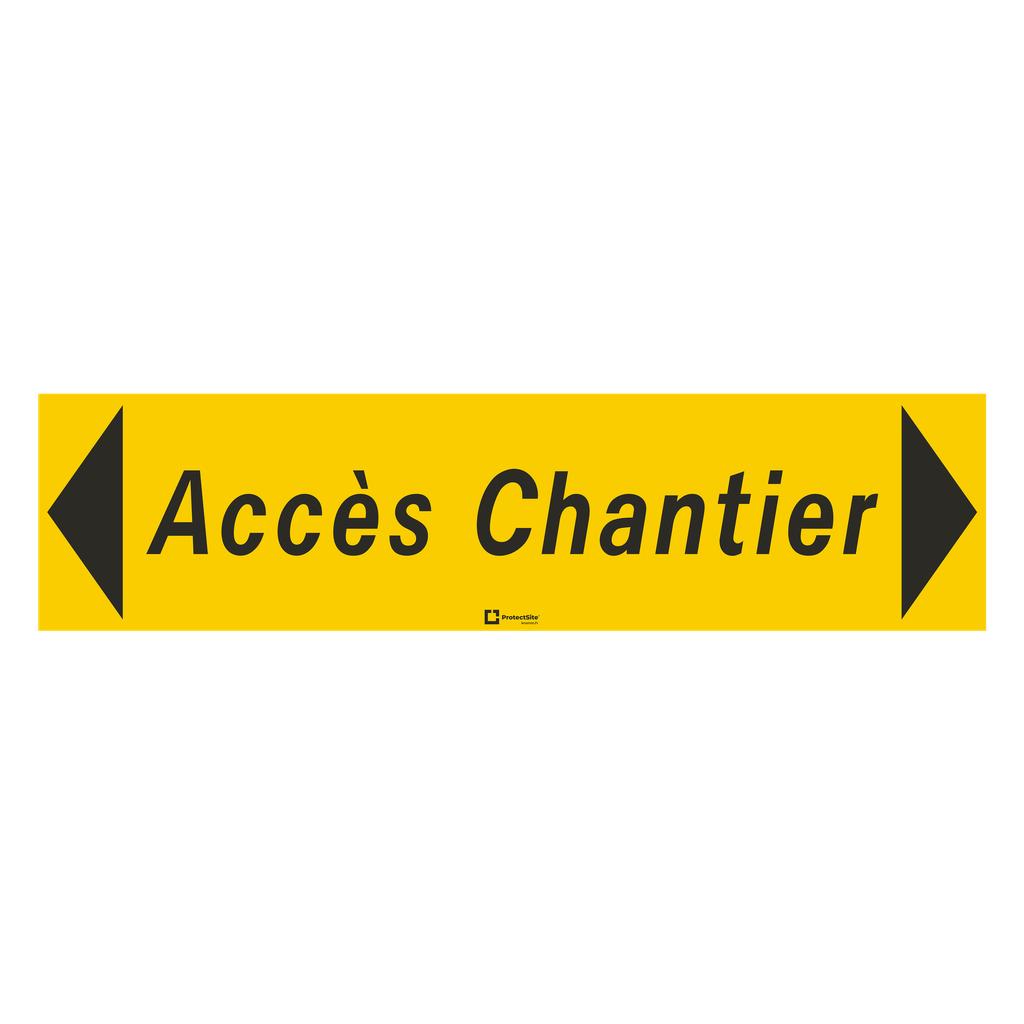 Panneau de cheminement de chantier - Eco