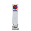 [01-SAS-1] Totem sur K5C avec emplacements pour arrêté municipal (Simple face)