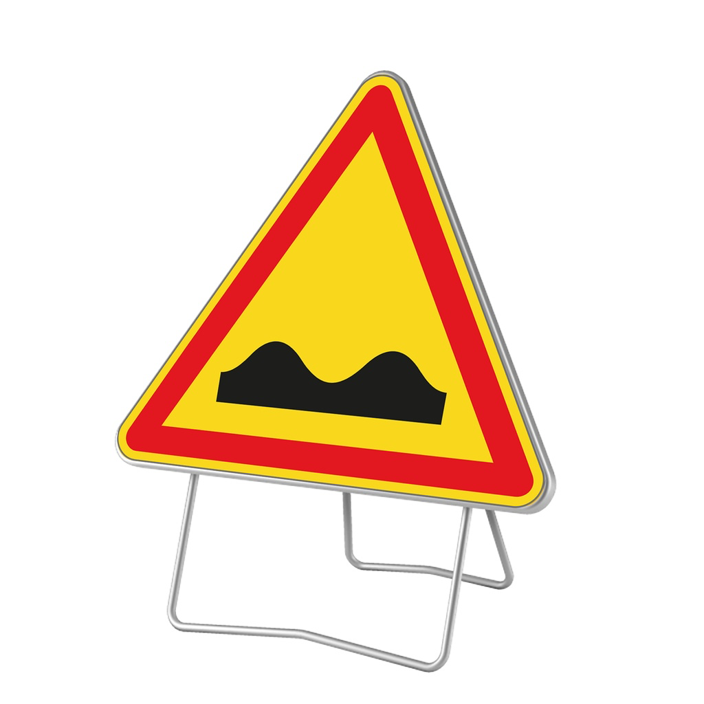 Panneau temporaire Cassis ou dos d'âne - AK2