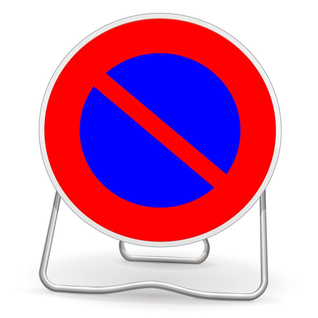 Panneau temporaire Stationnement interdit - BK6A1