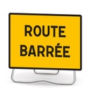 Panneau temporaire KC 'Route barrée'