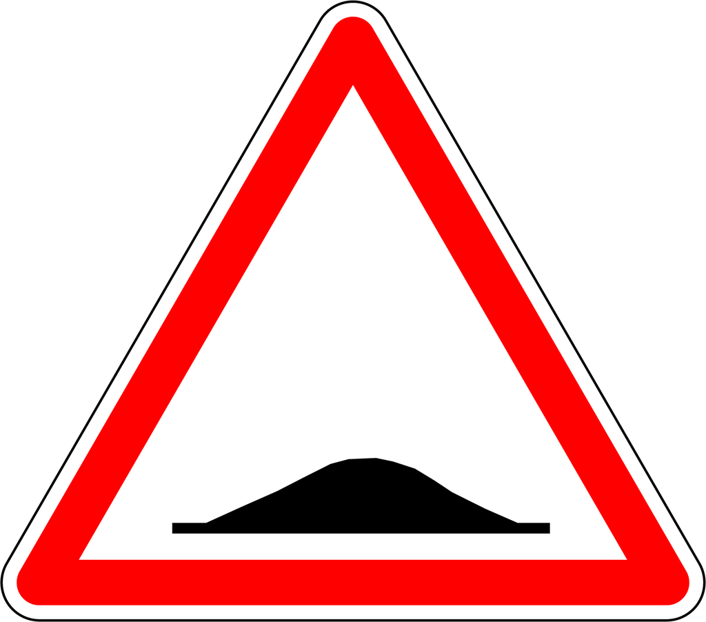 Panneau permanent Dos d'âne - A2B