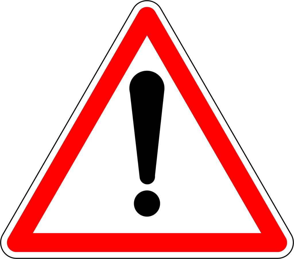 Panneau permanent Danger - A14