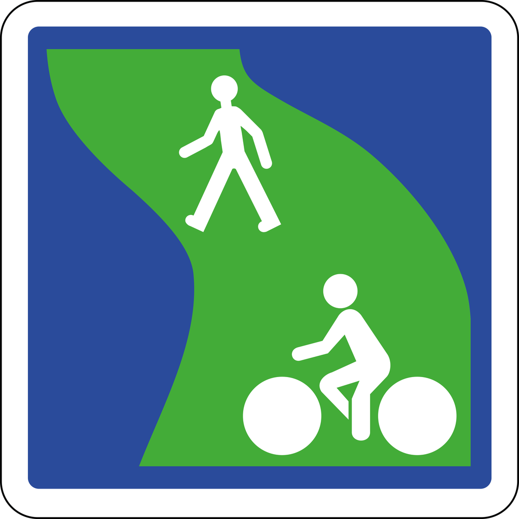 Panneau permanent Voie verte - C115