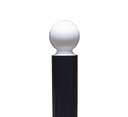Potelet boule PMR Ø 76 Lg 1500 mm laqué