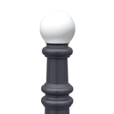 Potelet Prestige PMR Ø60 Lg 1500 mm Laqué
