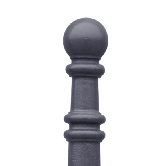 Potelet Prestige standard Ø60 Lg 1200 mm laqué