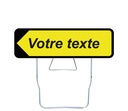 Panneau temporaire déviation personnalisable - KD21