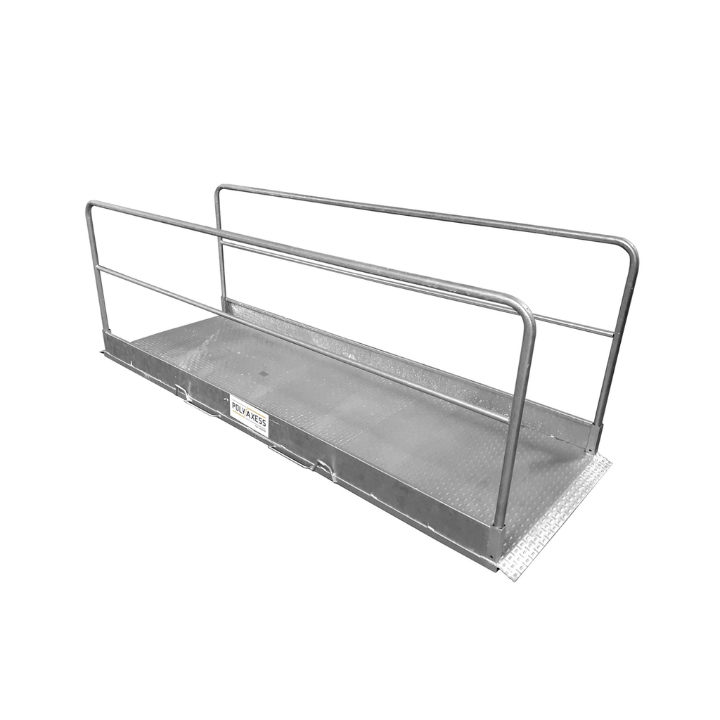 Passerelle piétons avec barrières amovibles FDS