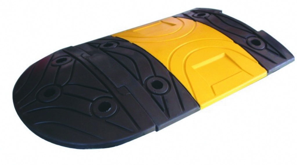 Ralentisseur avec passage de câble (jaune et noir)