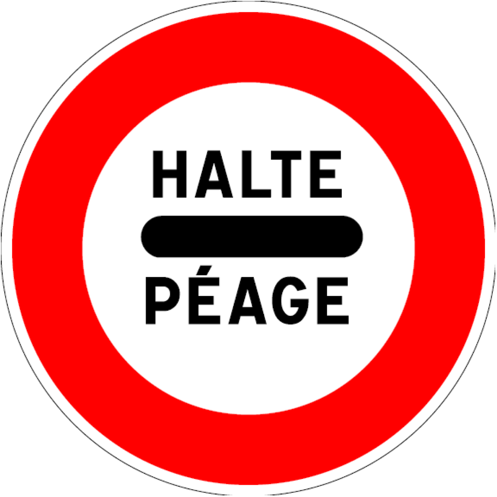 Panneau permanent Péage - B5C