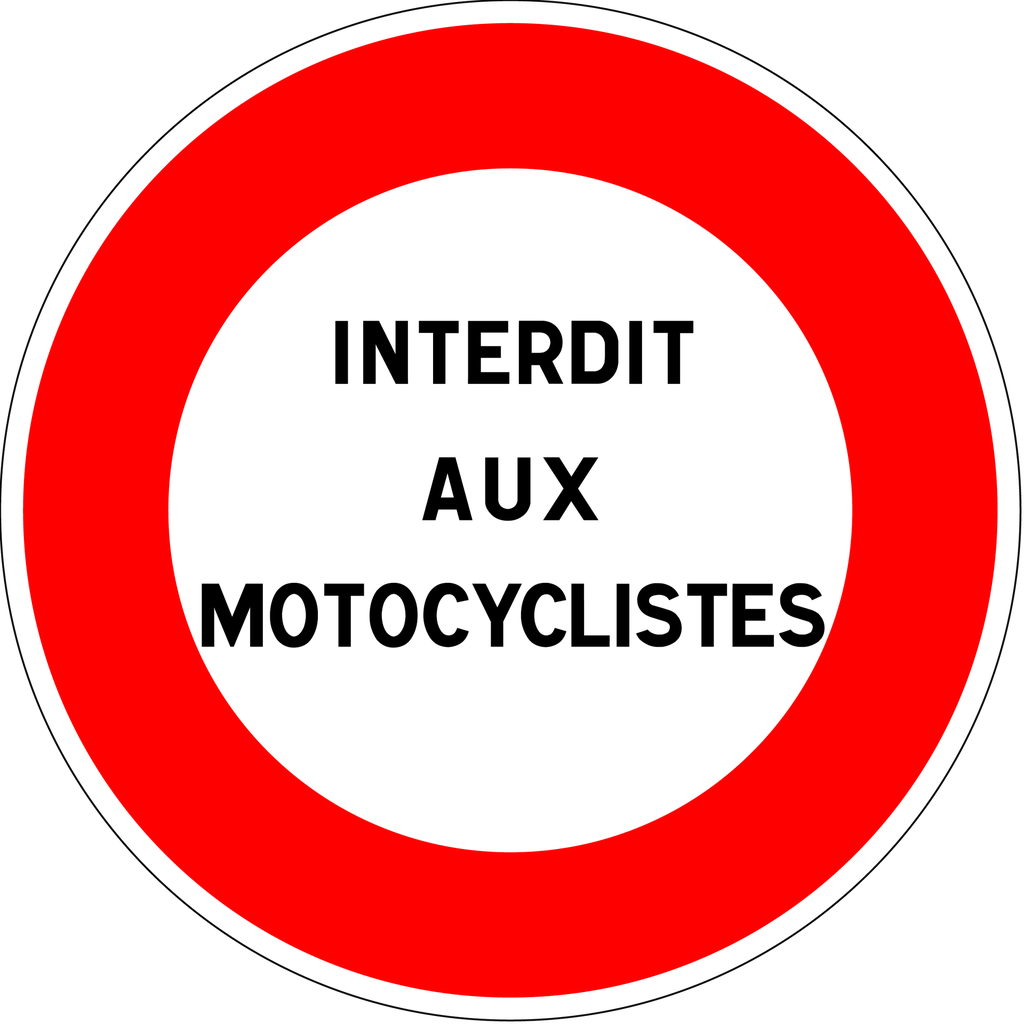 Panneau permanent Autres interdictions - B19