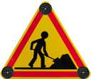 Triangle de chantier lumineux