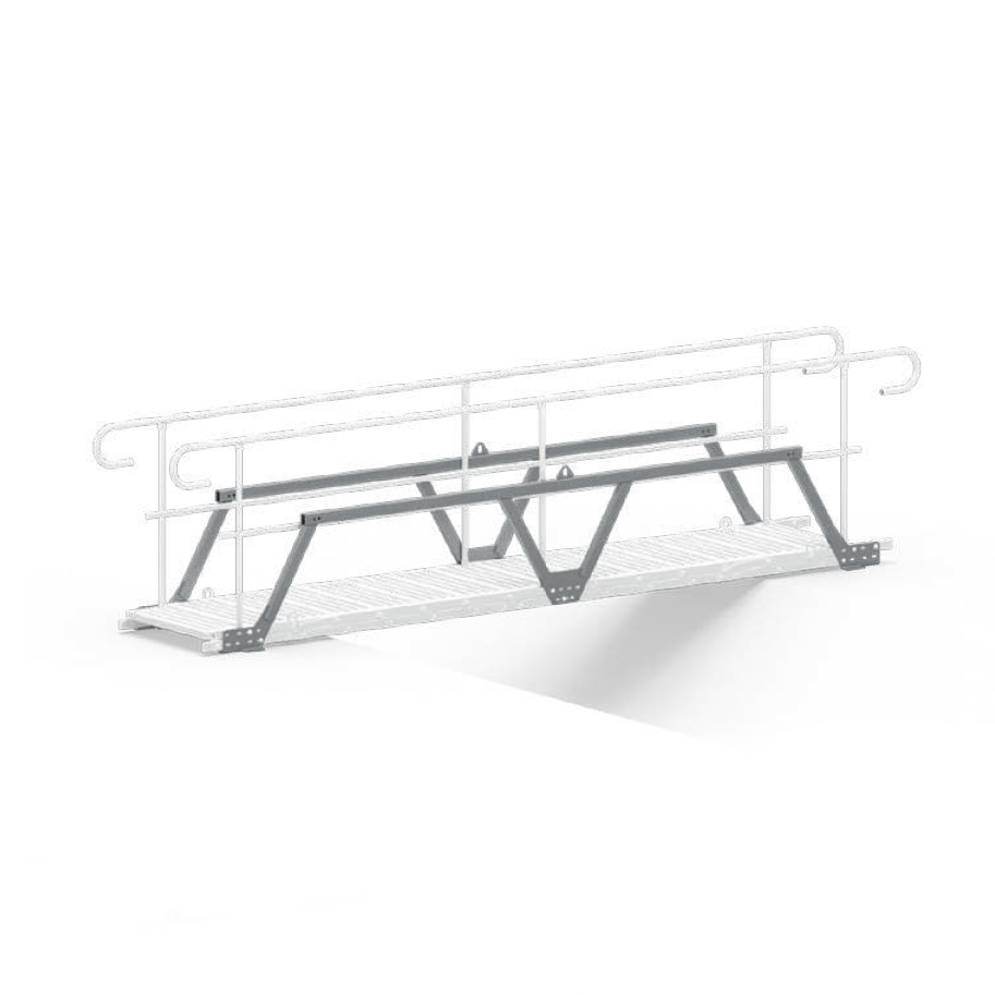 Système de renfort escalier-passerelle 15 marches