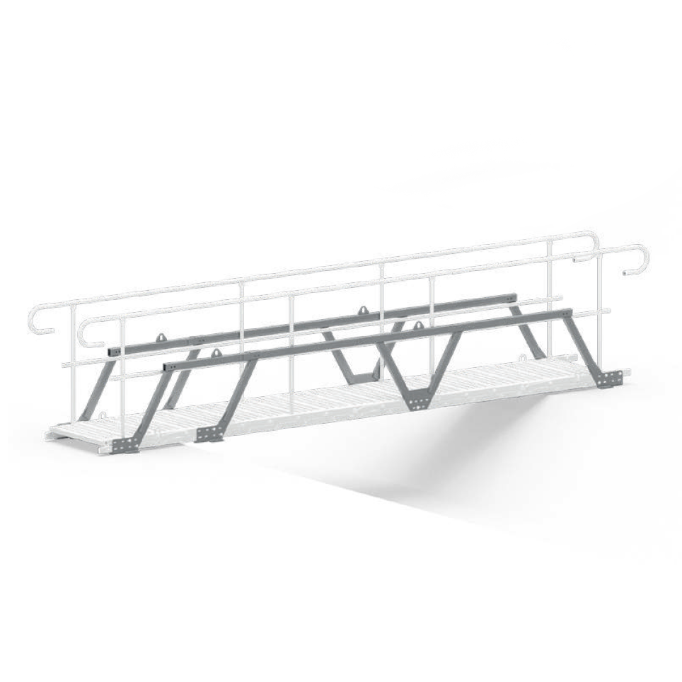 Système de renfort escalier-passerelle 18 marches