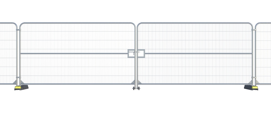 Portail de chantier grillagé battant Dim 7 m x Ht. 2 m